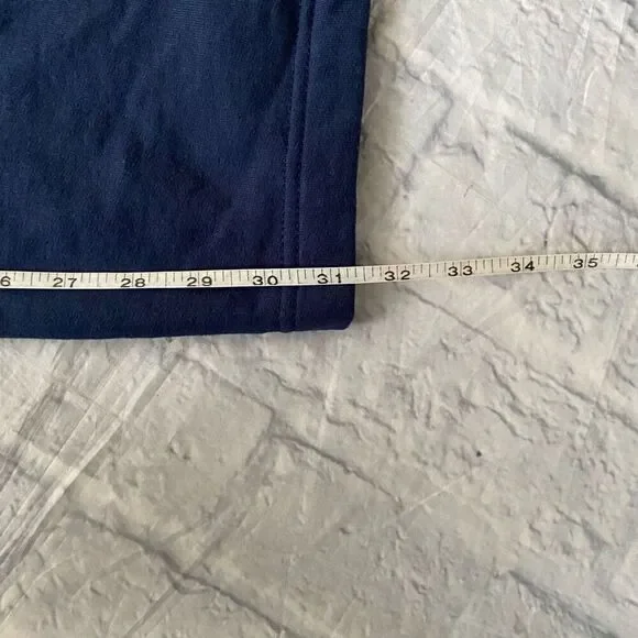 Port & Company core fleece men XL pull on sweatpants W/elastic waist navy blue - Picture 6 of 7